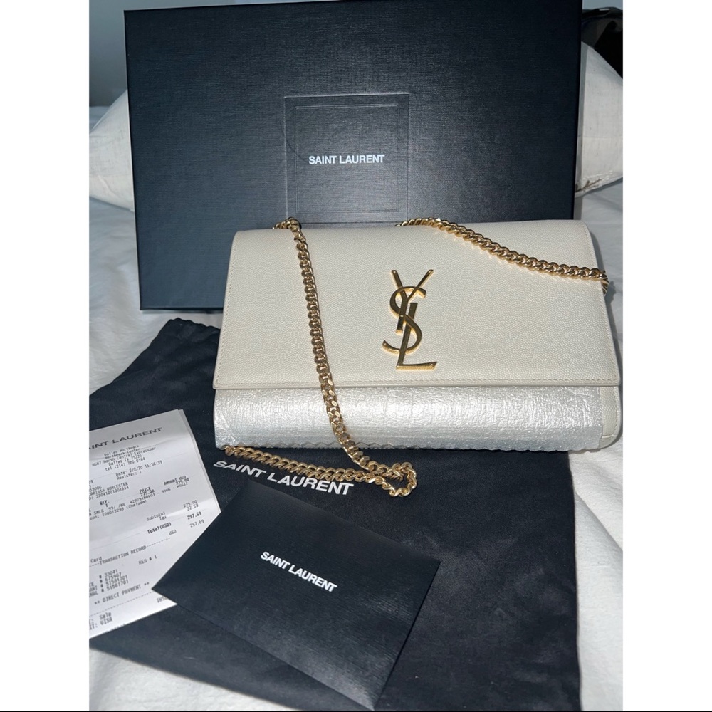 Saint Laurent Medium Kate Leather Shoulder Bag